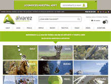 Tablet Screenshot of a-alvarez.com